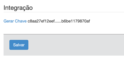 Gerar Token Integração